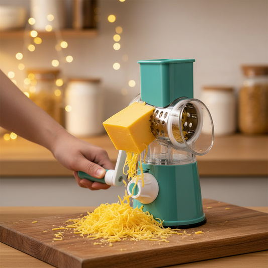 Drum Grater grating cheese