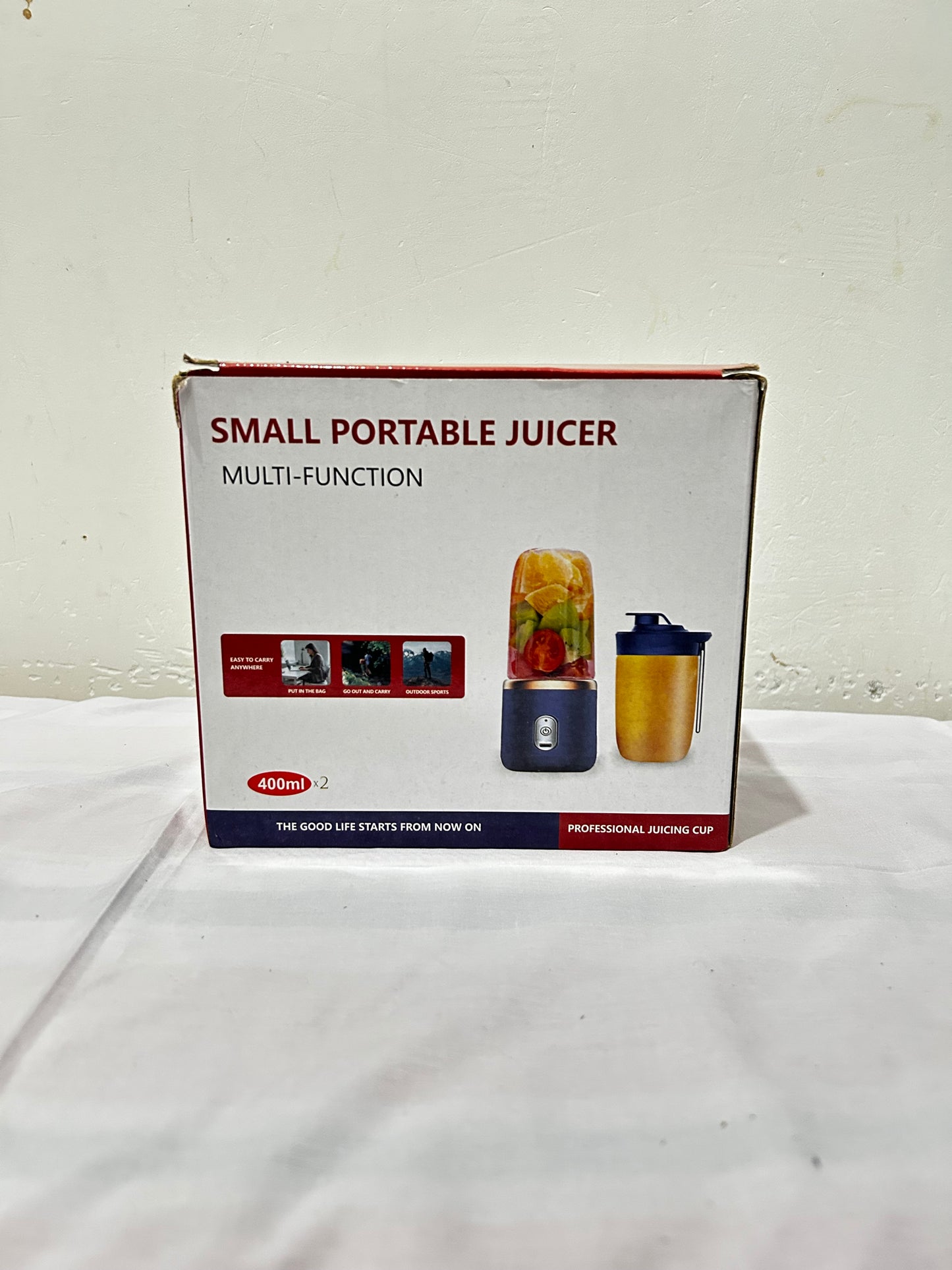 Small Portable Multi-Function Juicer | 2-in-1 USB Rechargeable Personal Blender 400ml