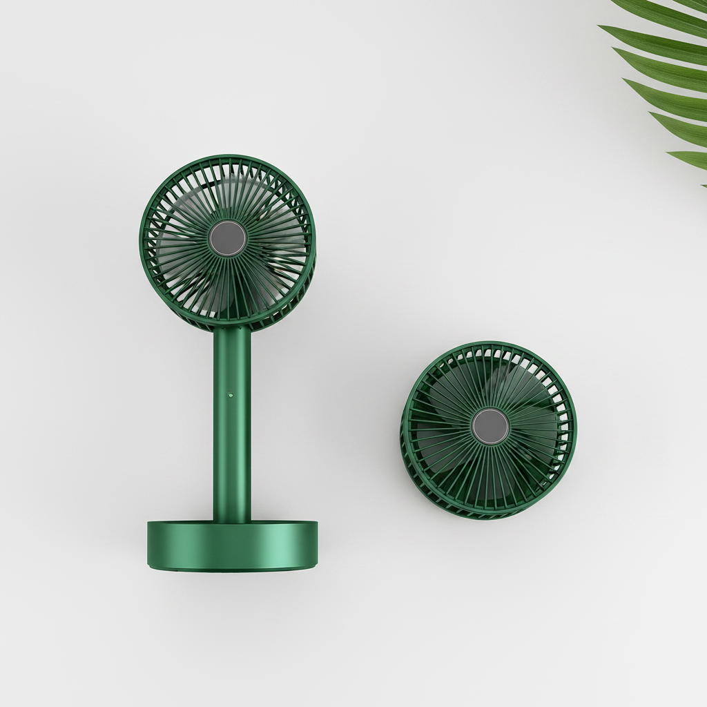 Fan flat lay
