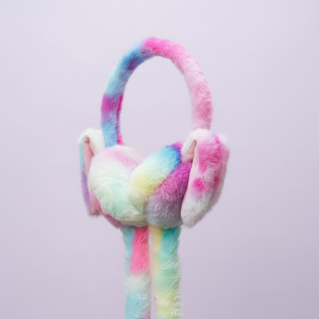 Fluffy Bunny Headband - Texture Detail