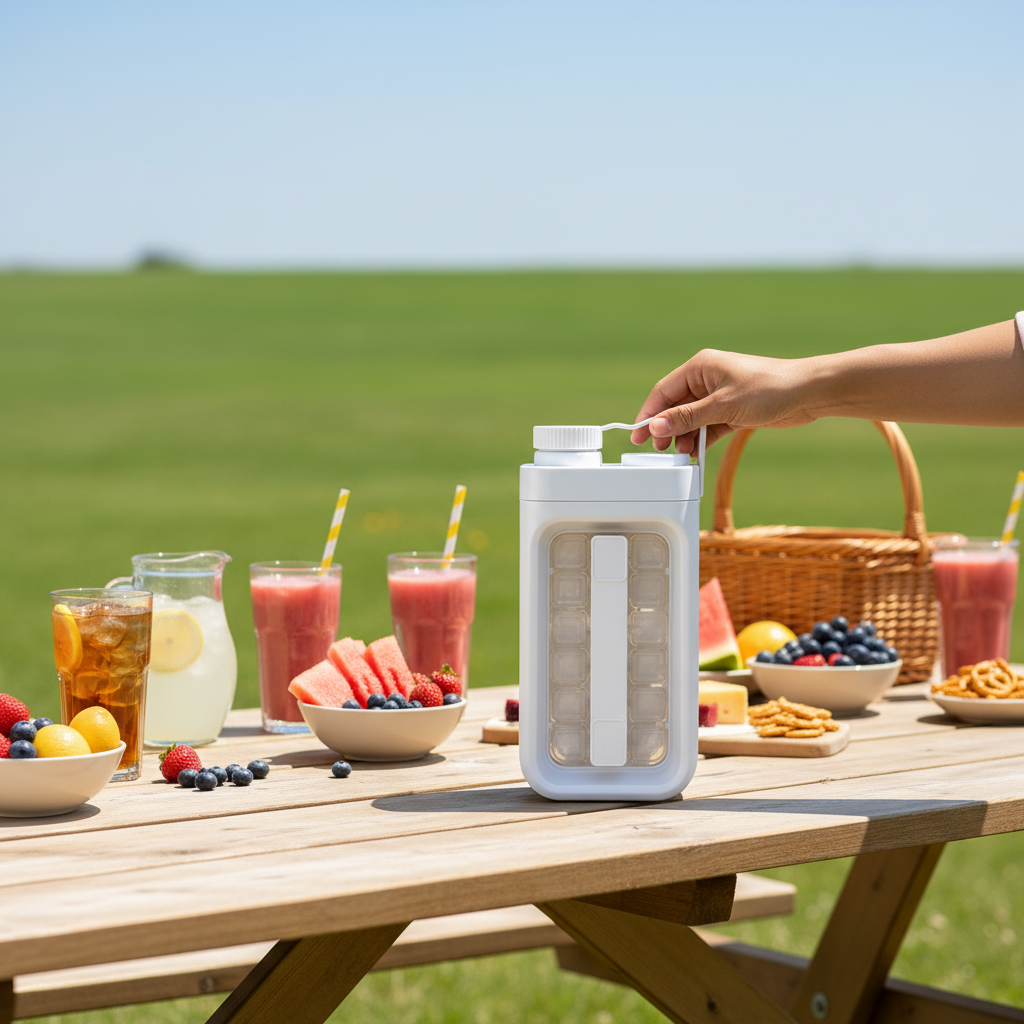 Ice Hockey Jug at picnic