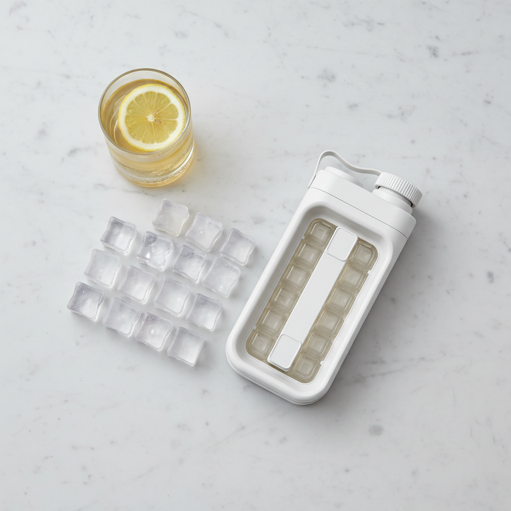 Ice Hockey Jug flat lay