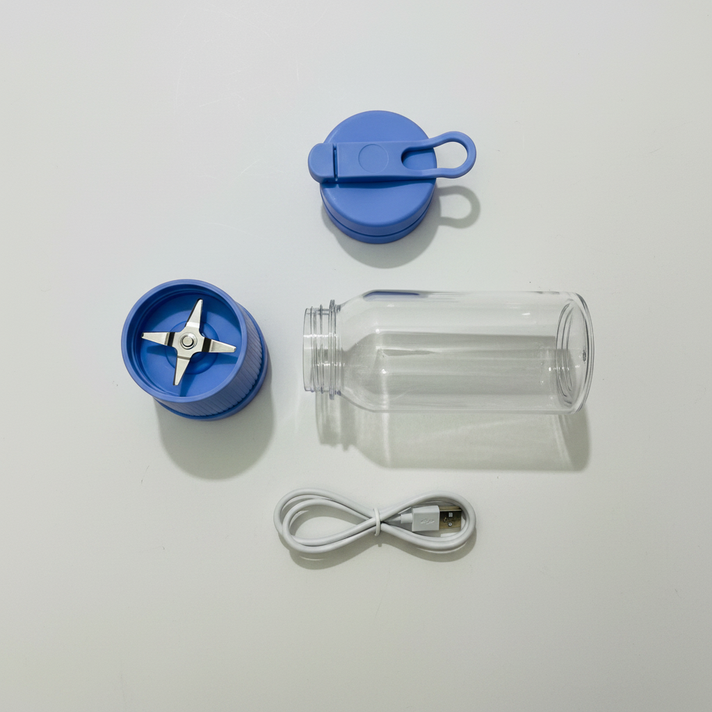 Mini Blender flat lay