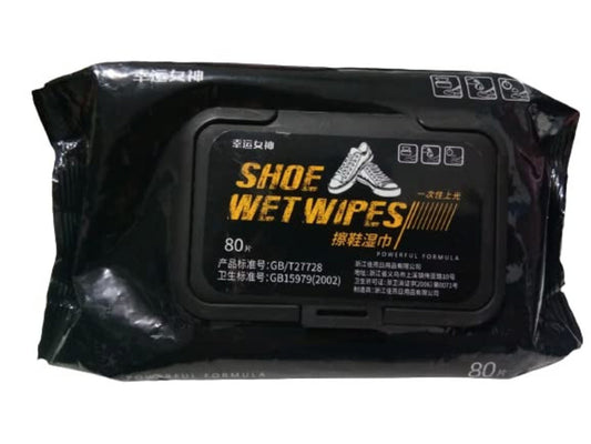 Shoe Wet Wipes - 80 PCS | Instant Shoe Cleaning Wipes |