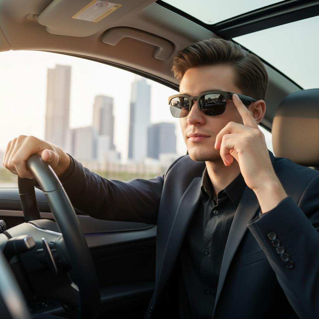 XG89 Smart Glasses - Usability Lifestyle Shot