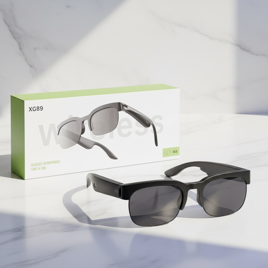 XG89 Wireless Smart Glasses with Box - Light Version